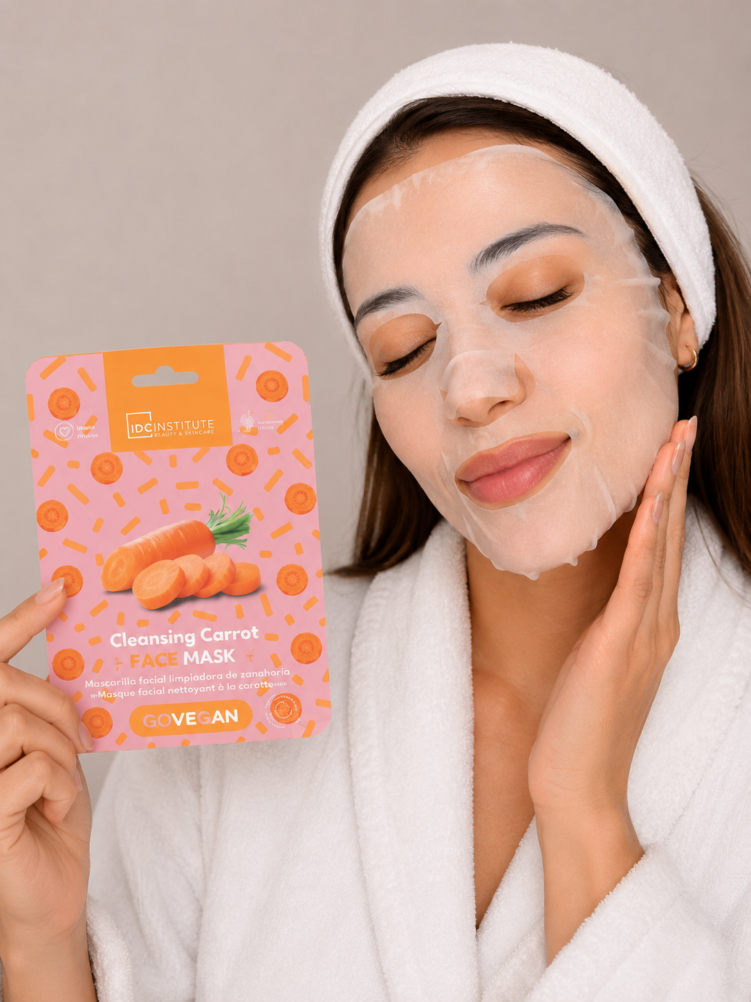 Mascarilla Facial Purificante de Zanahoria Vegana – IDC Institute