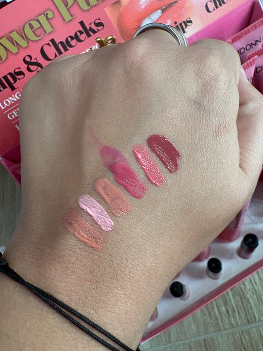 Brillo de labios Lip & Cheek Power Puff - D'DONNA