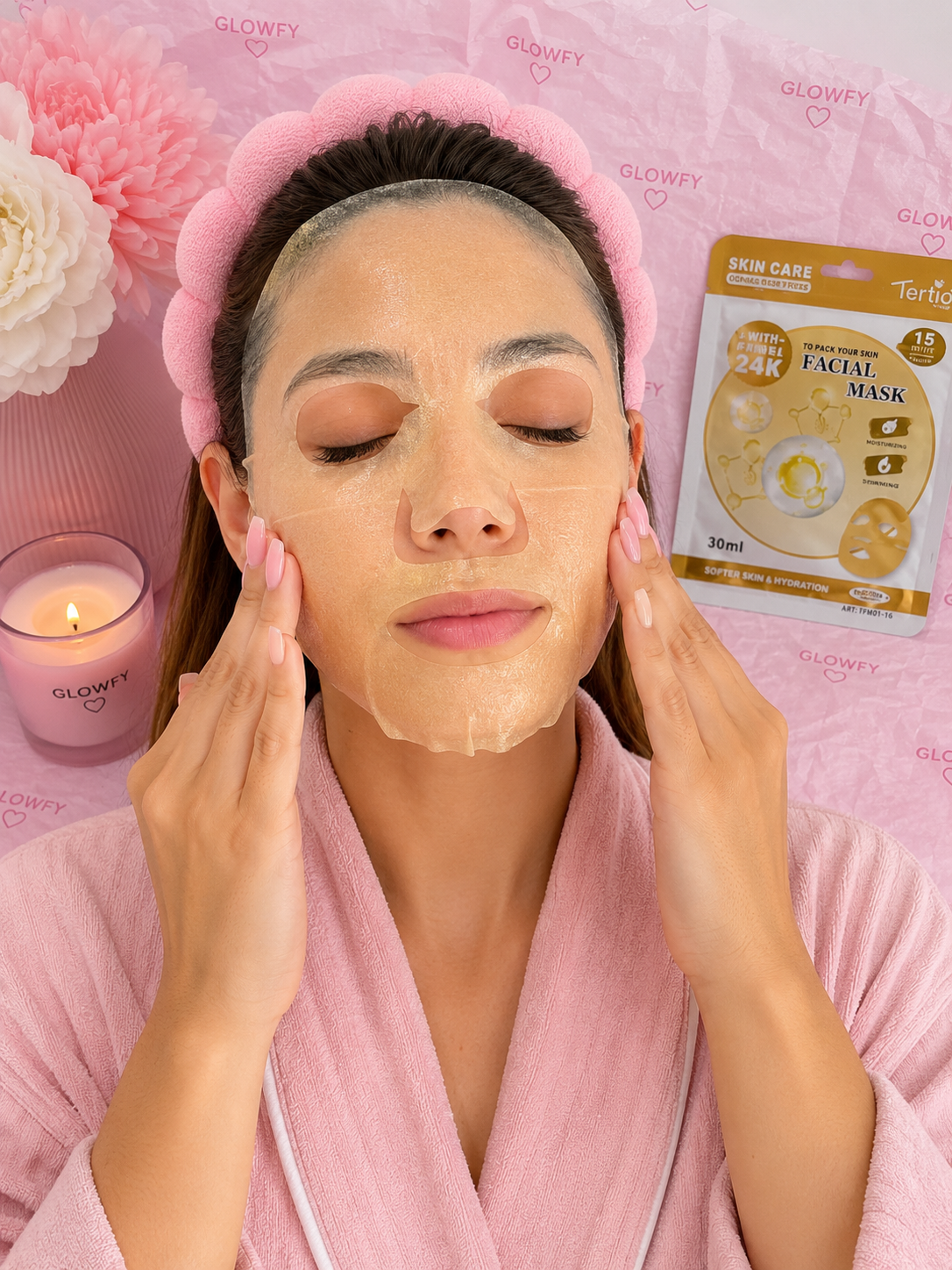 Mascarilla Facial 24K Gold Antiedad 30ml | TERTIO Paris