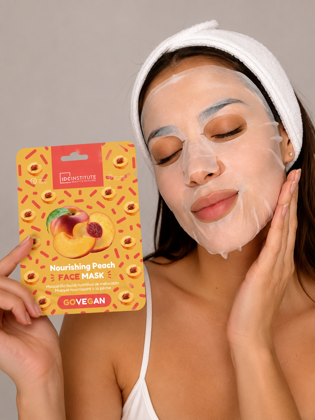 Mascarilla Facial Hidratante de Melocotón Vegana – IDC Institute