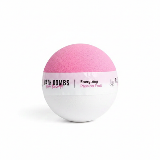 Bomba de Baño Pure Energy Passion Fruit fondo blanco
