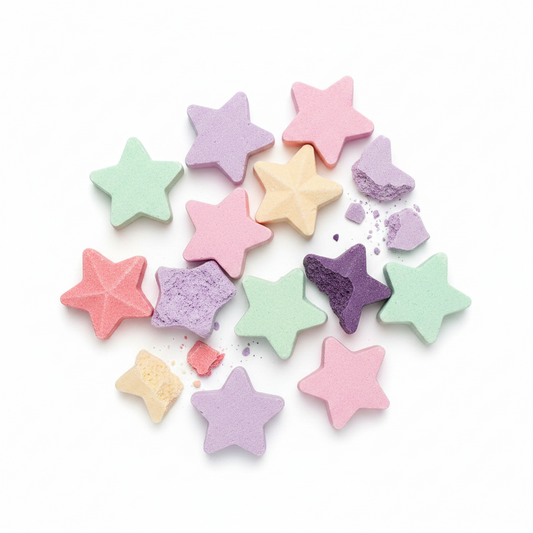Bombas de Baño Estrella IDC Institute | Bath Fizzers Pastel