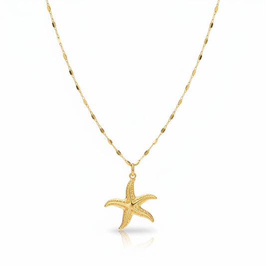 Collar Estrella de Mar Dorada | Colección Tesoros de Verano