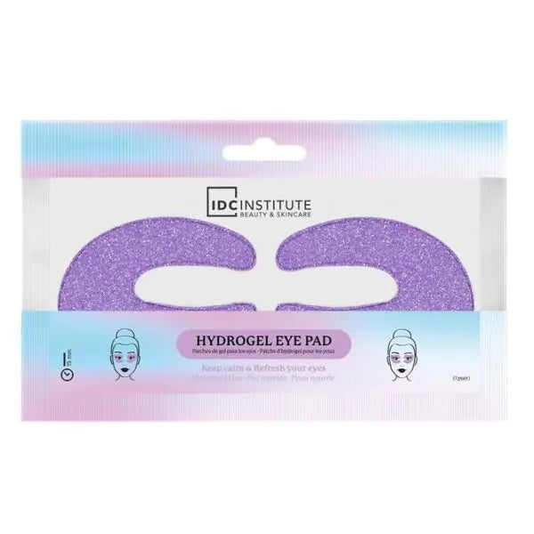 Parches Hidratantes Contorno de Ojos con Glitter | C Shaped Eye Pad Purple – IDC Institute