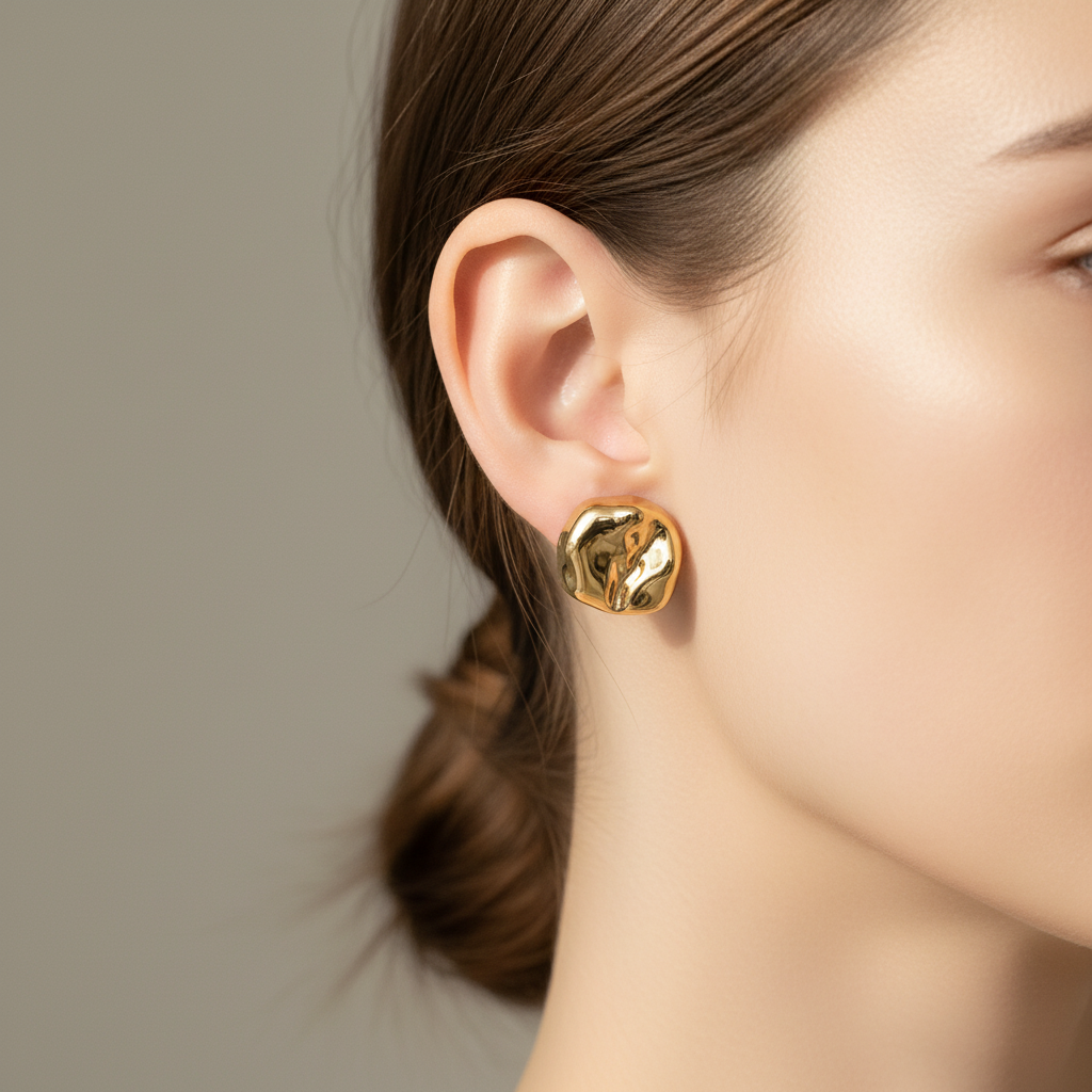 Set de Pendientes Geométricos Dorados | Pack 6 Piezas